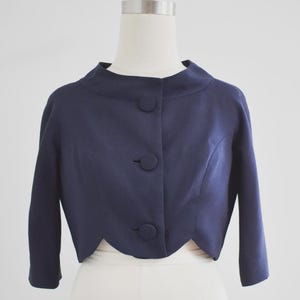 1950s/60s Navy Cropped Jacket