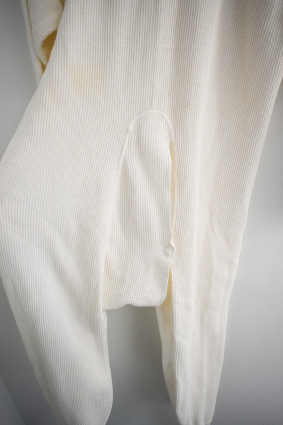 Vintage Cotton Thermal Union Suit - image 7