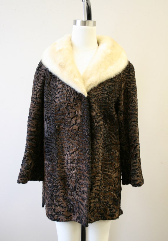 vintage lamb fur coat