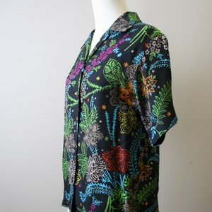 1980s Anne Klein Silk Blouse image 4