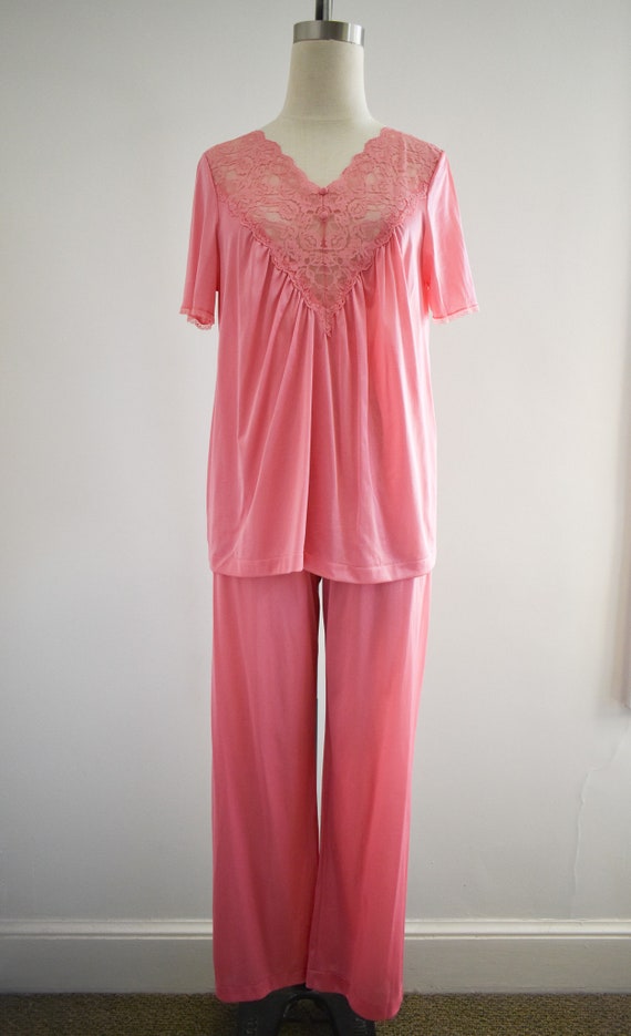 1980s Pink Pajama Set - image 2