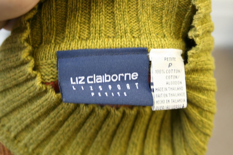 1990s Liz Claiborne Striped Sweater