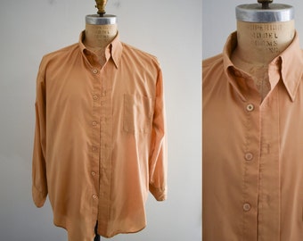 1980s Andhurst Pale Orange Shirt