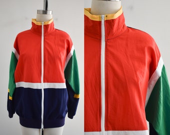 1990s Primary Colors Windbreaker