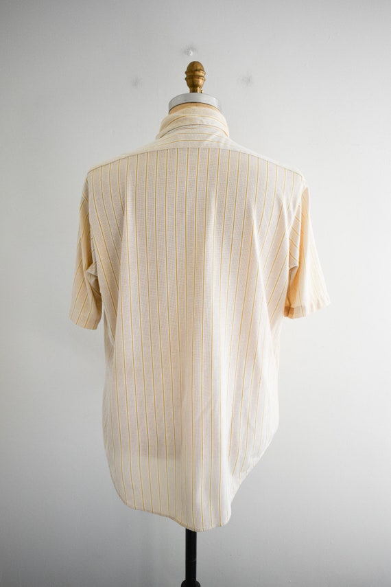 1970s Golden Yellow Knit Shirt - image 5
