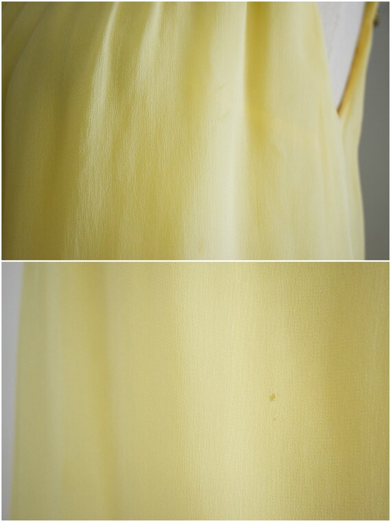 1960s R&K Originals Yellow Chiffon Cocktail Dress - image 8