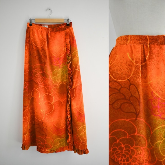 1970s Alice of California Maxi Skirt