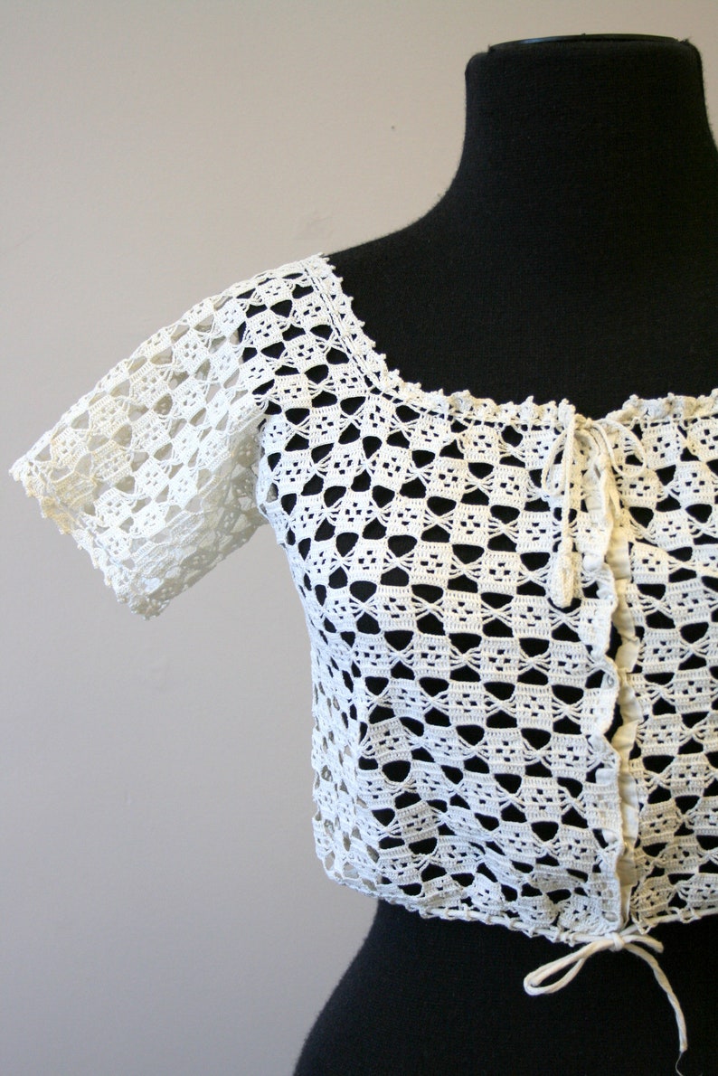 Victorian Crochet Corset Cover | Etsy