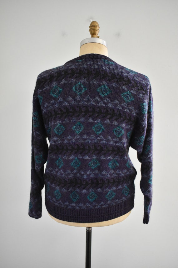 1980s Jantzen Geometric Sweater - image 5