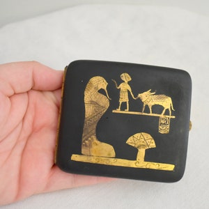 1920s Egyptian Revival Cigarette Case image 5