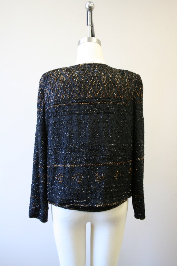 1990s Scala Beaded Tank and Jacket Set - image 6