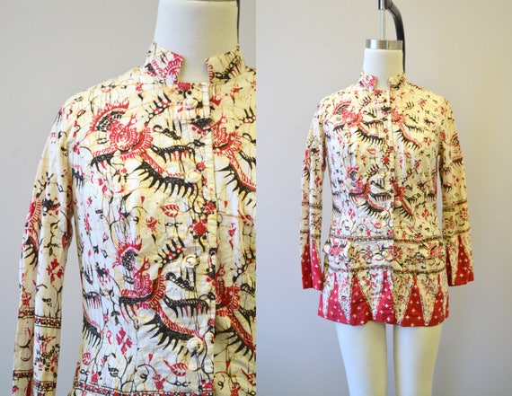 1950s Asian Batik Jacket