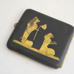 1920s Egyptian Revival Cigarette Case image 2