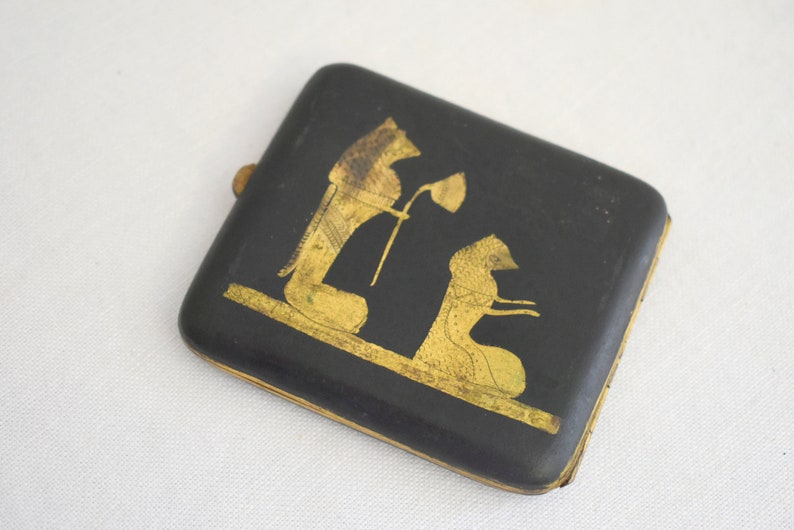 1920s Egyptian Revival Cigarette Case image 2