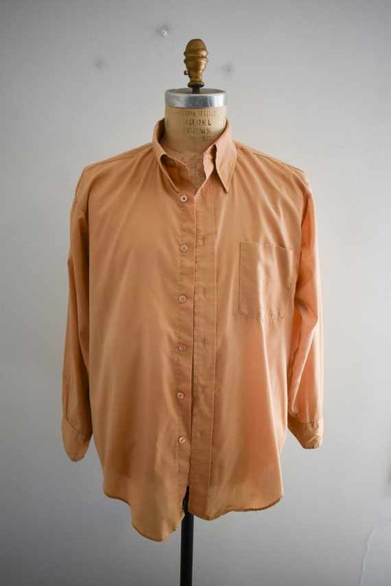 1980s Andhurst Pale Orange Shirt - image 3