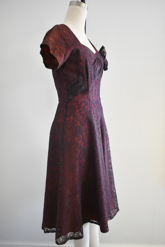 1950s DuBarry Lace Dress - image 4