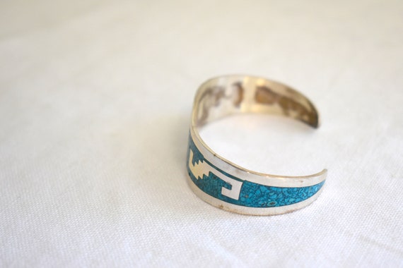 1970s/80s Mexican Sterling Cuff Bracelet - image 5