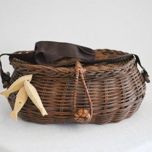 Vintage Creel Novelty Wicker Purse image 2