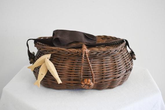 Vintage Creel Novelty Wicker Purse