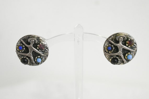 MCM Dancing Man Clip Earrings - image 4