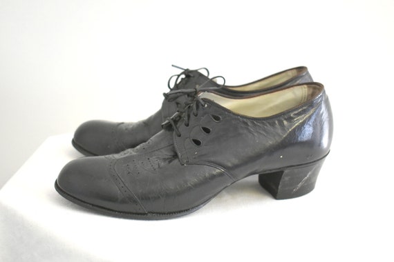 Heeled Oxford Shoes 