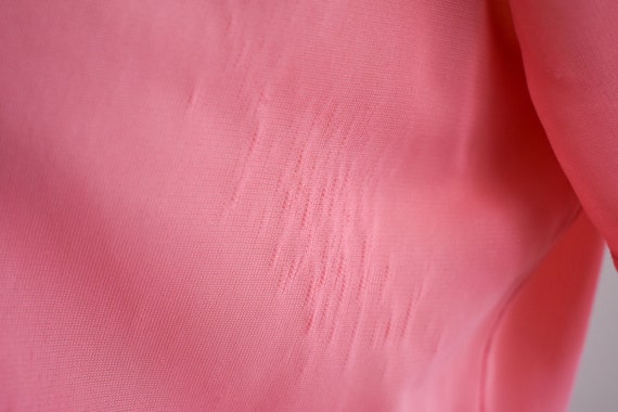 1940s/50s Pink Nylon Blouse - image 9