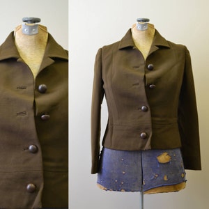 1960s Max Mozes Brown Wool Jacket image 1