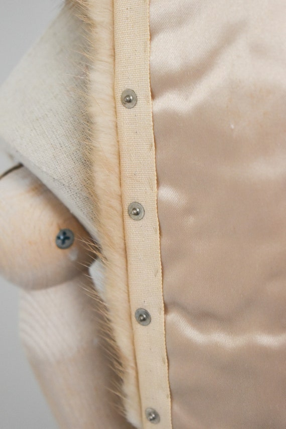 1940s/50s Blonde Fur Long Collar - image 9