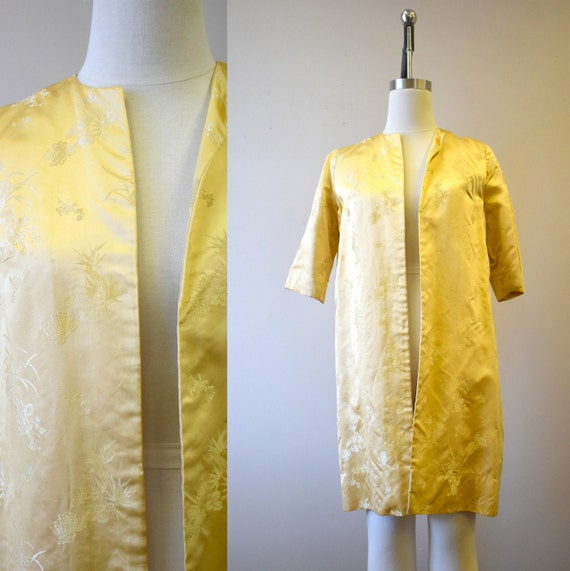 1960s Gold Brocade Asian Style Jacket