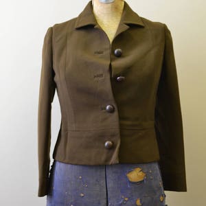 1960s Max Mozes Brown Wool Jacket image 2