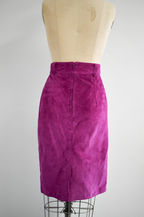 Vintage Suede Pencil Skirt - S main image 0