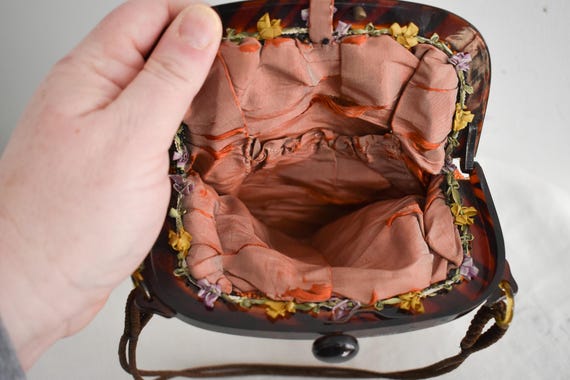 1920s Leaf Beaded Handbag - image 10