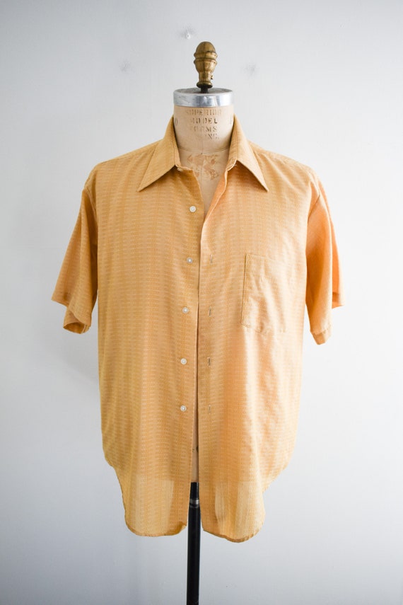 1970s Van Heusen Golden Yellow Shirt - image 3