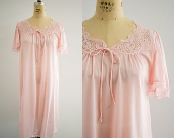 1970s/80s Pink Midi Night Gown