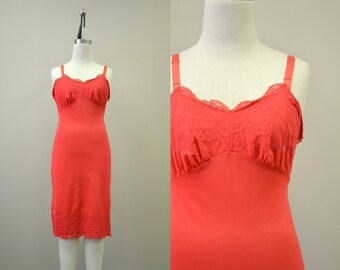 1960s Pinehurst Lingerie Coral Slip