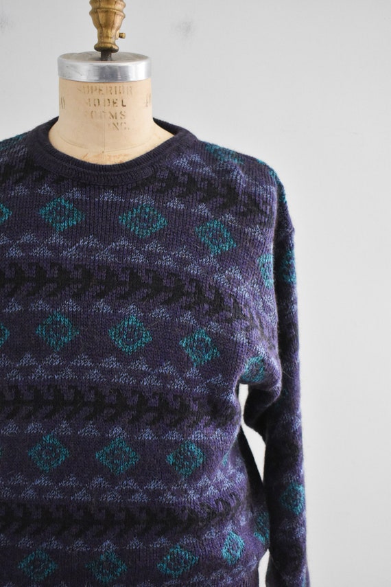 1980s Jantzen Geometric Sweater - image 2