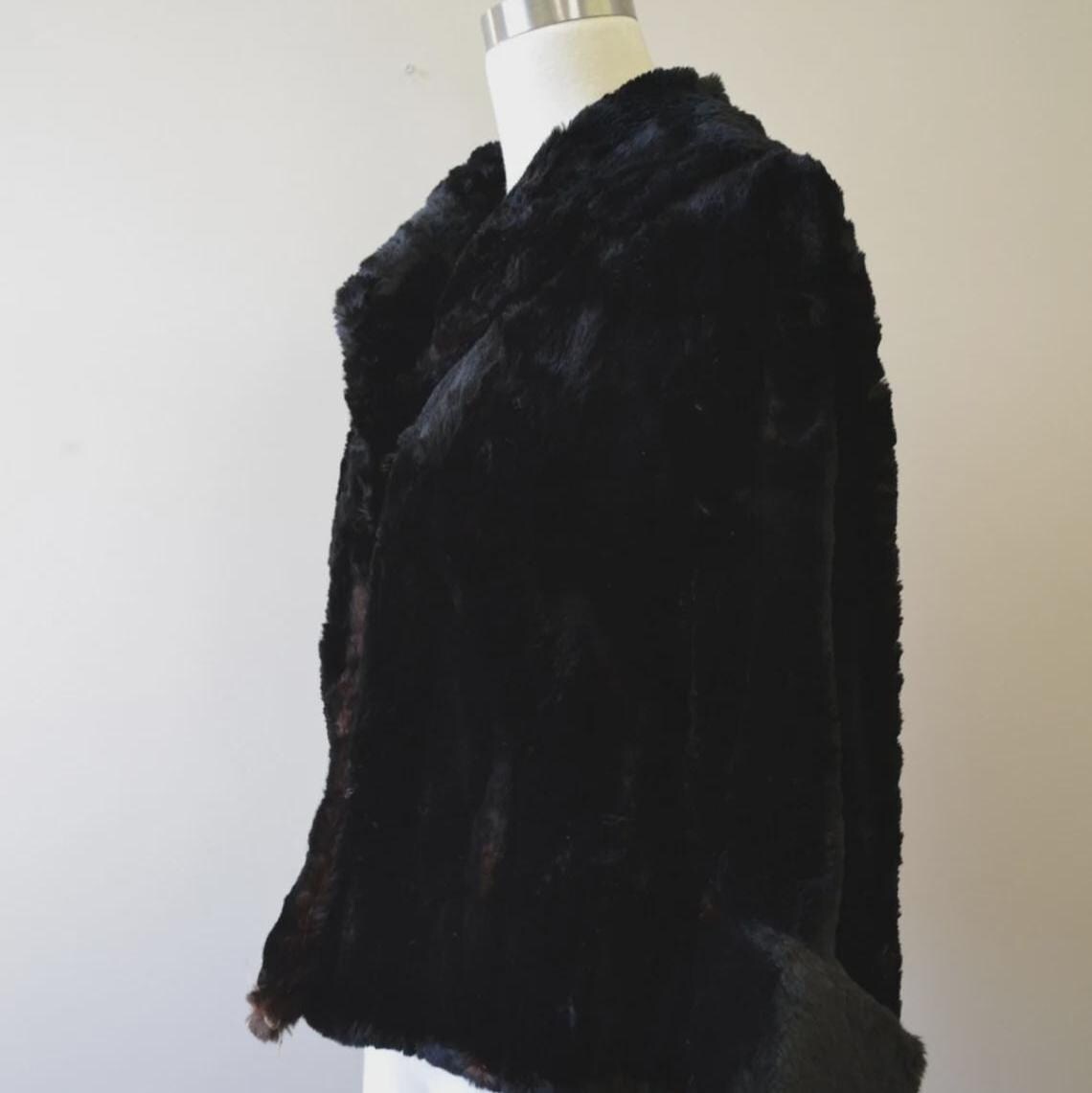 Sheared Beaver Short Coat - Etsy