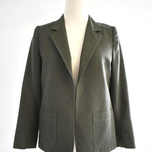 1980s Dark Pine Green Blazer