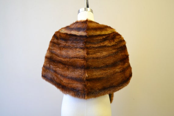 1950s Brown Fur Wrap - image 5