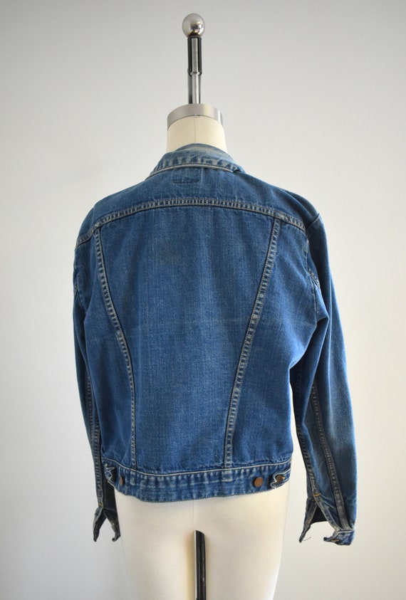 1970s Wrangler Monogrammed Denim Jacket - image 5