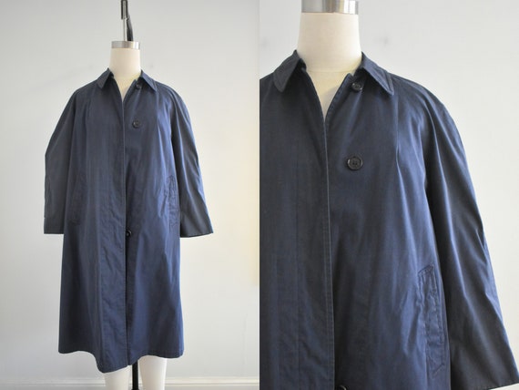 london fog navy trench coat