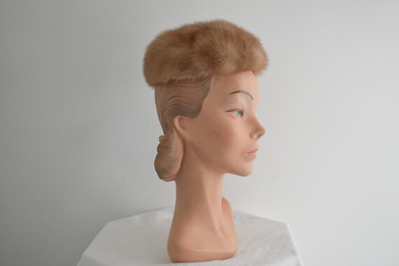 1950s/60s Cecile Blonde Fur Hat - image 2