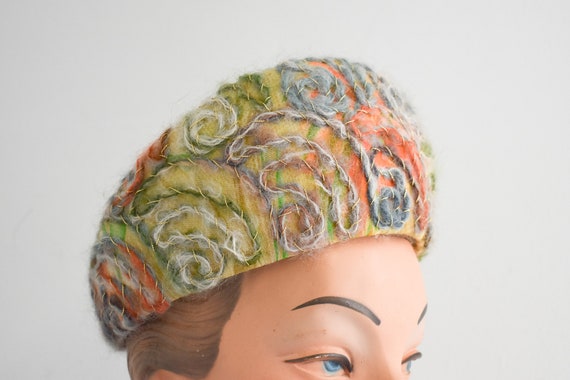 1950s Yarn Soutache Hat - image 3