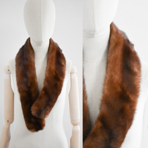 1950s Skinny Gidding Jenny Mink Fur Stole