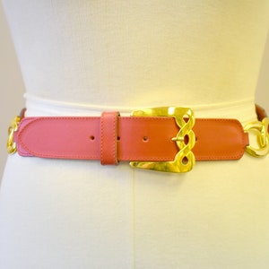 1980s Ifratus Red Leather Belt image 2