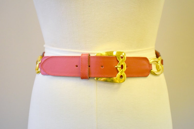 1980s Ifratus Red Leather Belt image 2