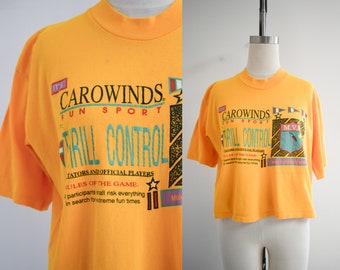 1980s Carowinds Cropped Boxy T-Shirt