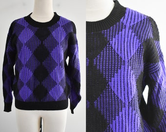 1980s Gitano Argyle Sweater