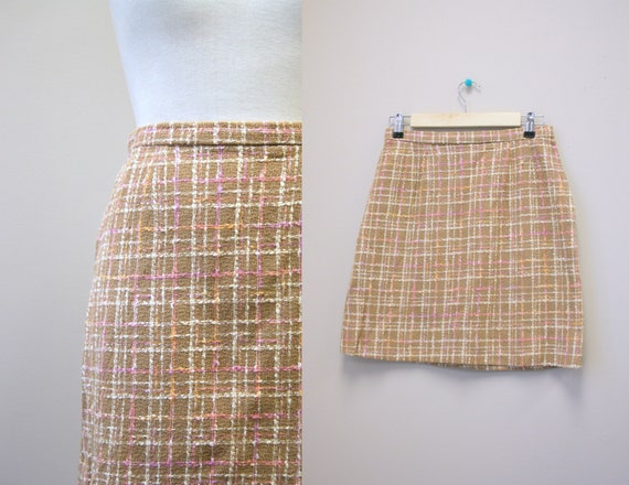 tartan mini skirt 1960s