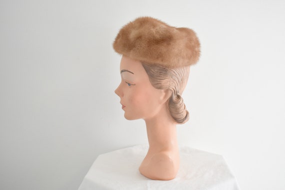 1950s/60s Cecile Blonde Fur Hat - image 4